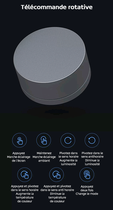 Télécommande de la Yeelight LED Screen Light Bar Pro