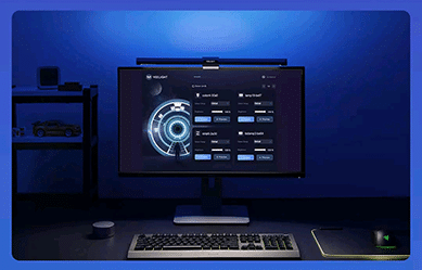 Interafce de réglage de la Yeelight LED Screen Light Bar Pro