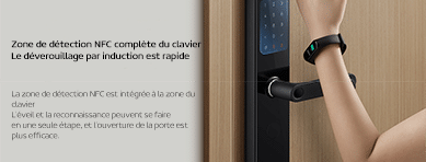 Pavé numérique et NFC