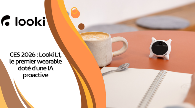 CES 2026 : Looki L1, le premier wearable doté d&rsquo;une IA proactive