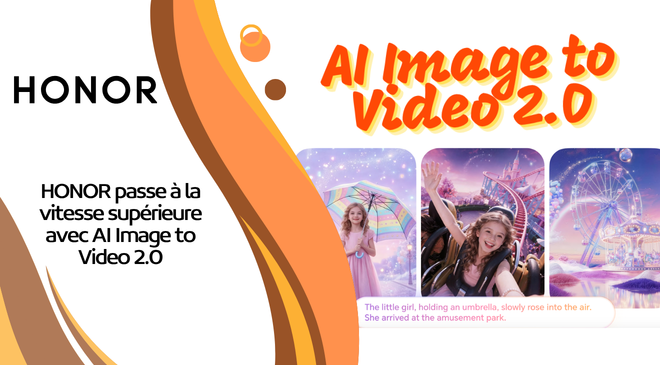 HONOR passe à la vitesse supérieure avec AI Image to Video 2.0