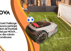 Robo Goal Challenge : nous avons participé au match de football organisé par MOVA… avec des robots tondeuses