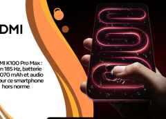 REDMI K100 Pro Max : écran 185 Hz, batterie de 9 070 mAh et audio 2.1 pour ce smartphone hors norme