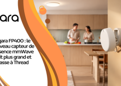 Aqara FP400 : le nouveau capteur de présence mmWave voit plus grand et passe à Thread