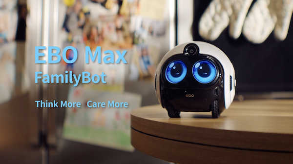Enabot EBO Max FamilyBot : un robot familial mobile qui veut veiller sur toute la maison