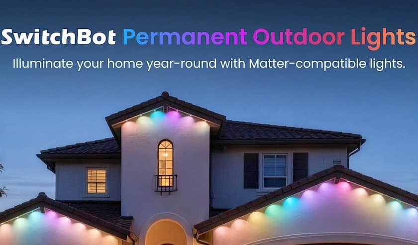 SwitchBot Permanent Outdoor Lights : 30 m de LED Matter pour illuminer votre maison toute l’année