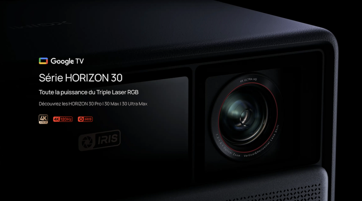 XGIMI HORIZON 30 : trois vidéoprojecteurs 4K triple laser RGB en précommande dès 1 999 €