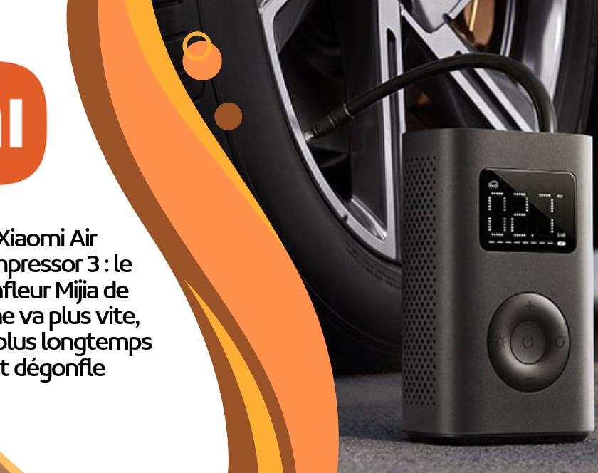 Xiaomi Air Compressor 3 : le gonfleur Mijia de poche va plus vite, tient plus longtemps et dégonfle